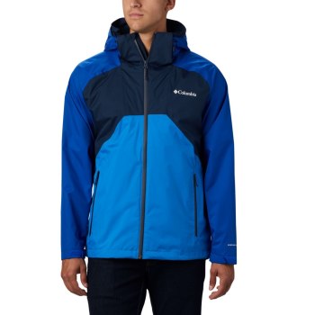 Columbia Muške Jakne - Rain Scape Tall Tamnoplave Nebeskoplave Plave | MXZN-67983